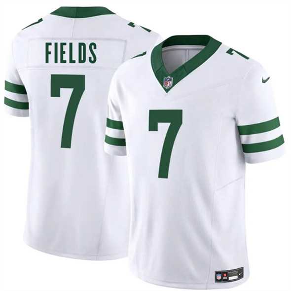 Men & Women & Youth New York Jets #7 Justin Fields White 2025 F.U.S.E. Vapor Untouchable Limited Stitched Jersey,We sell and wholesale Men & Women & Youth New York Jets #7 Justin Fields White 2025 F.U.S.E. Vapor Untouchable Limited Stitched Jersey on line form chian!